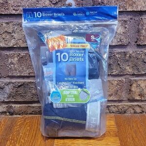 Hanes Kids Tagless Boxer Briefs 10 Pack Size Small 6/7